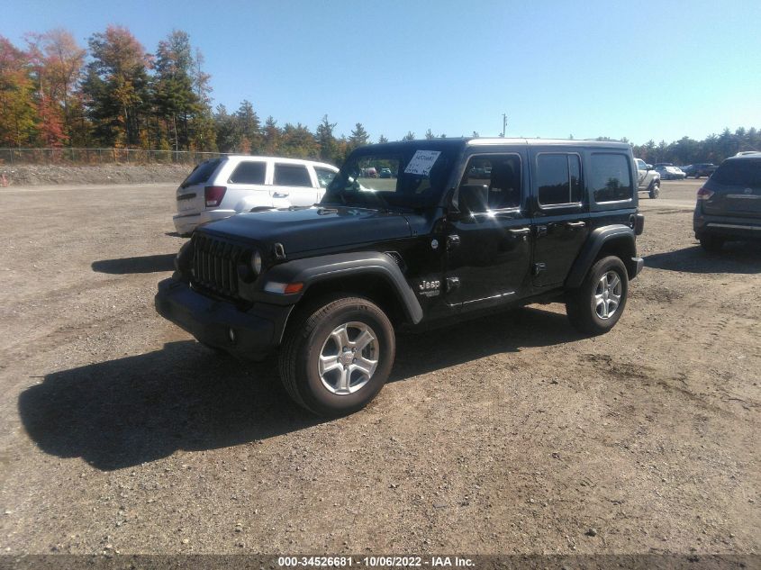 2020 JEEP WRANGLER UNLIMITED SPORT S VIN: 1C4HJXDN0LW129520