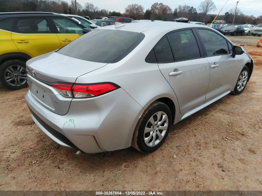 2021 TOYOTA COROLLA LE VIN: JTDEPMAE1MJ176851