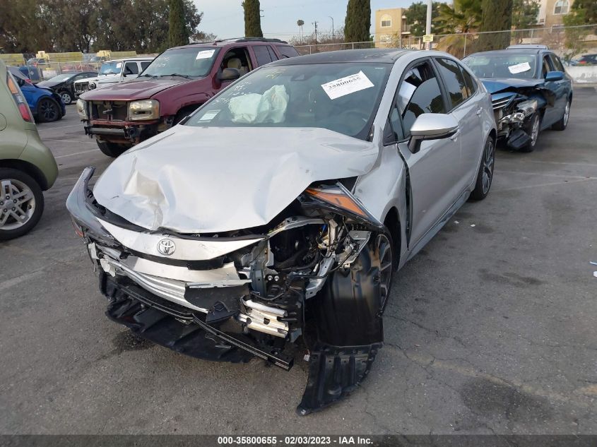 2022 TOYOTA COROLLA SE/SE NIGHTSHADE/APEX SE VIN: 5YFS4MCE8NP132089