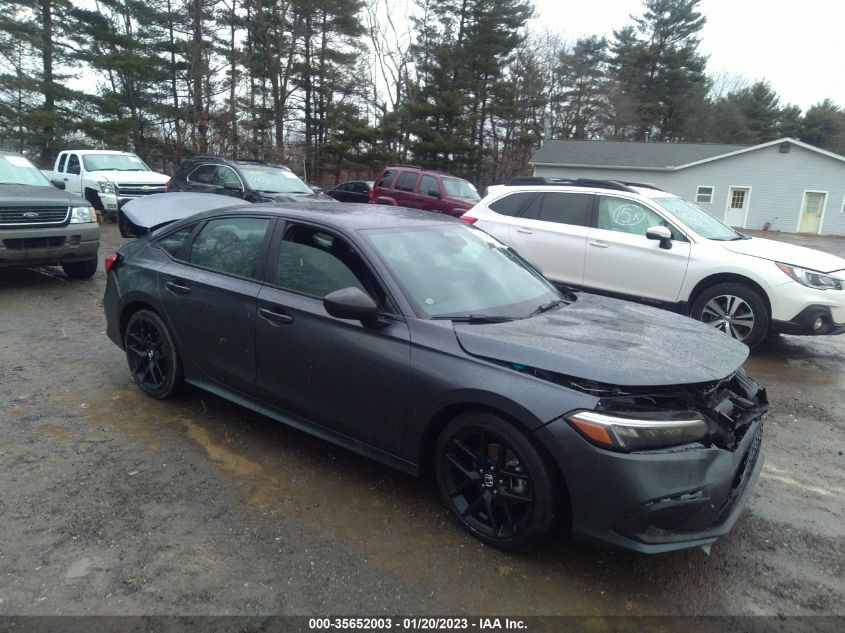 2022 HONDA CIVIC SEDAN SPORT VIN: 2HGFE2F53NH607265
