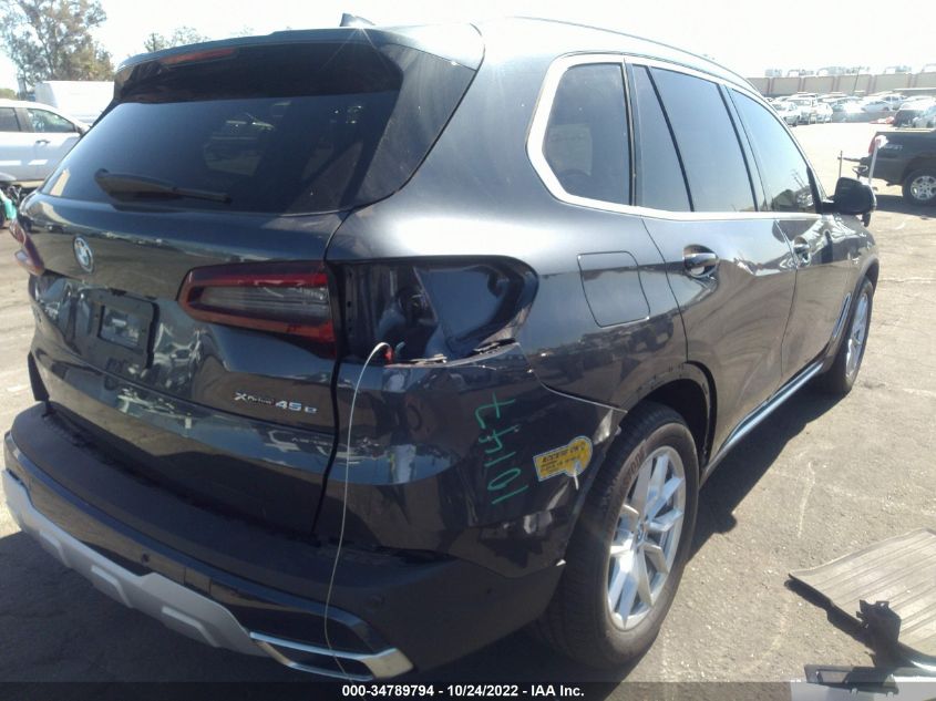 2022 BMW X5 XDRIVE45E VIN: 5UXTA6C0XN9L85755
