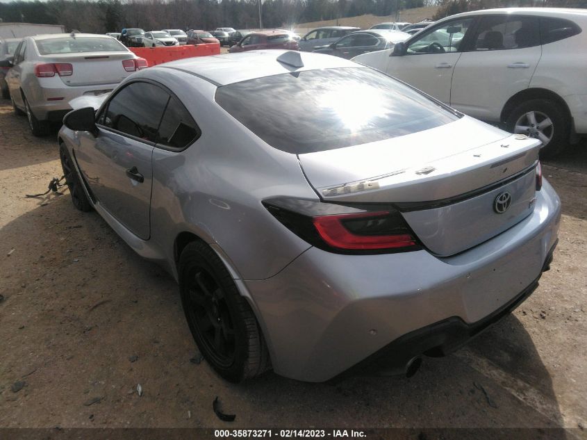 2022 TOYOTA GR86 PREMIUM VIN: JF1ZNBF17N8755634