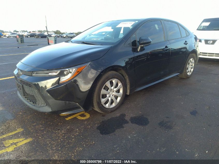 2021 TOYOTA COROLLA LE VIN: 5YFEPMAE7MP171214