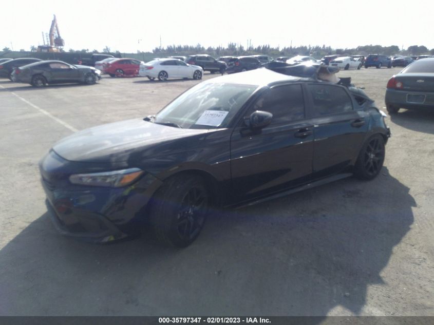 2022 HONDA CIVIC SEDAN SPORT VIN: 2HGFE2F54NH501004