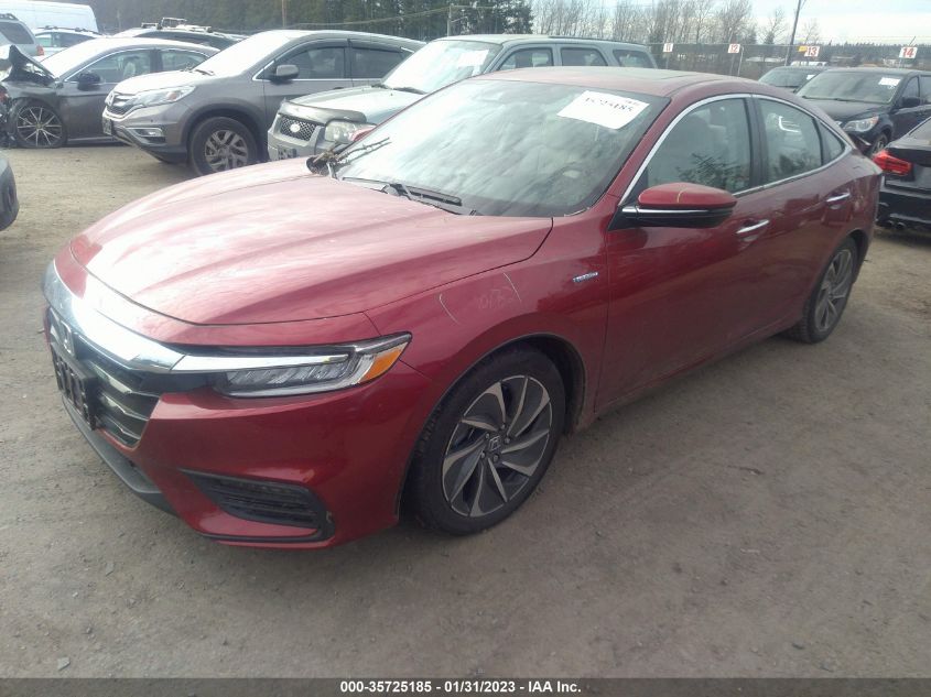 2022 HONDA INSIGHT TOURING VIN: 19XZE4F98NE001529