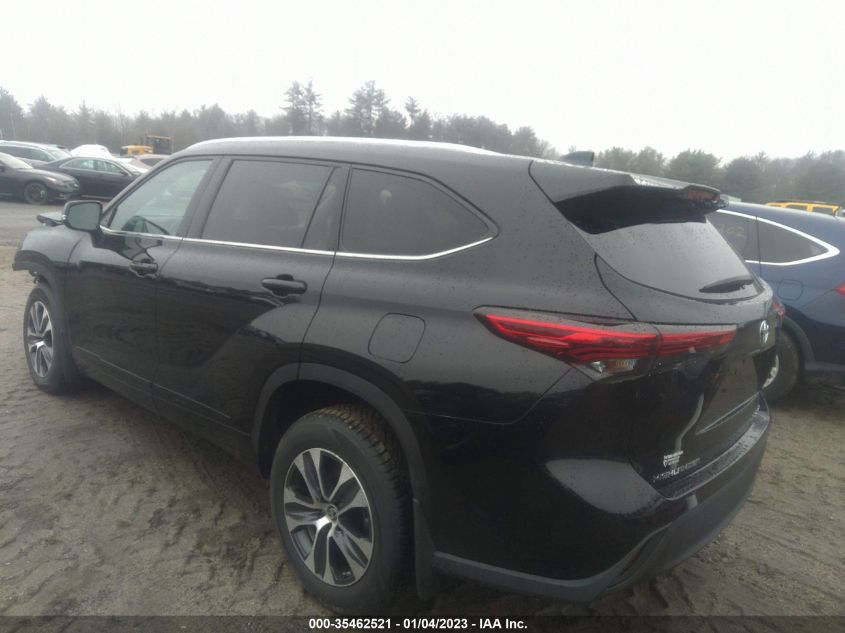 2020 TOYOTA HIGHLANDER XLE VIN: 5TDGZRBH3LS055670