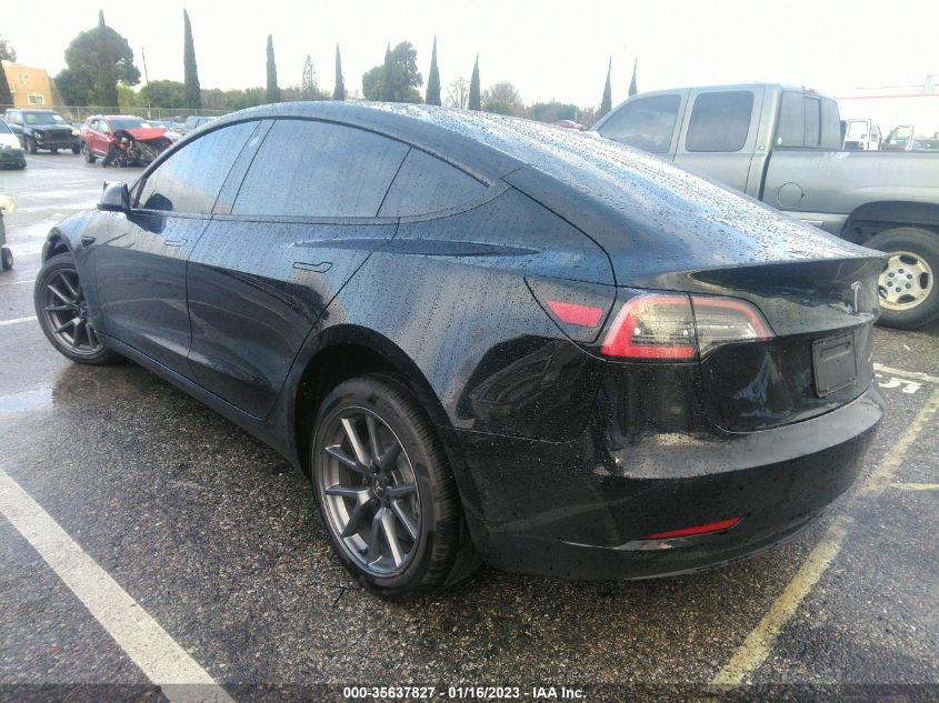 2022 TESLA MODEL 3 LONG RANGE VIN: 5YJ3E1EB3NF359916