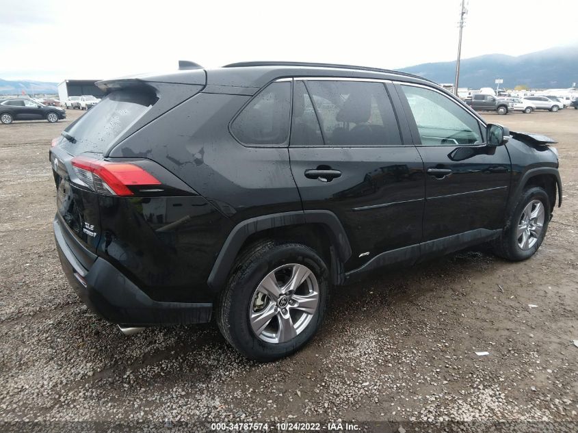 2022 TOYOTA RAV4 HYBRID XLE VIN: 2T3RWRFV2NW135965