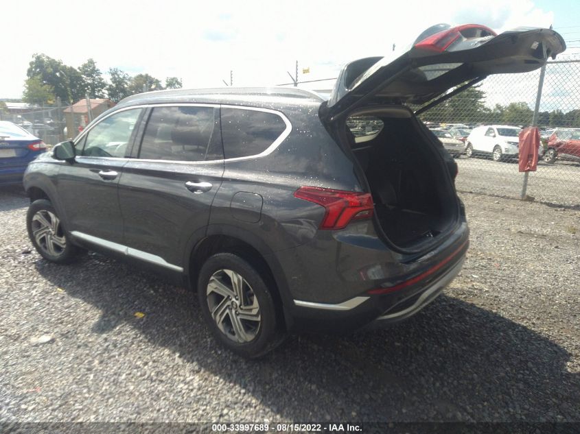 2022 HYUNDAI SANTA FE SEL VIN: 5NMS3DAJ7NH398734