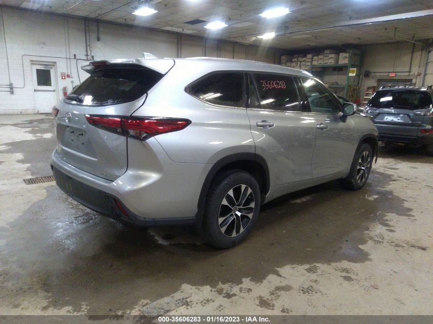 2021 TOYOTA HIGHLANDER XLE VIN: 5TDGZRBHXMS113730