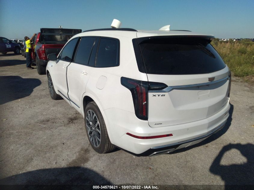 2021 CADILLAC XT6 SPORT VIN: 1GYKPGRS4MZ148357