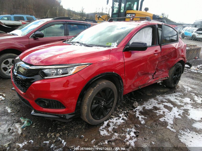 2022 HONDA HR-V SPORT VIN: 3CZRU6H1XNM727916