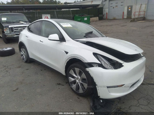 2021 TESLA MODEL Y STANDARD RANGE VIN: 5YJYGDED0MF111317