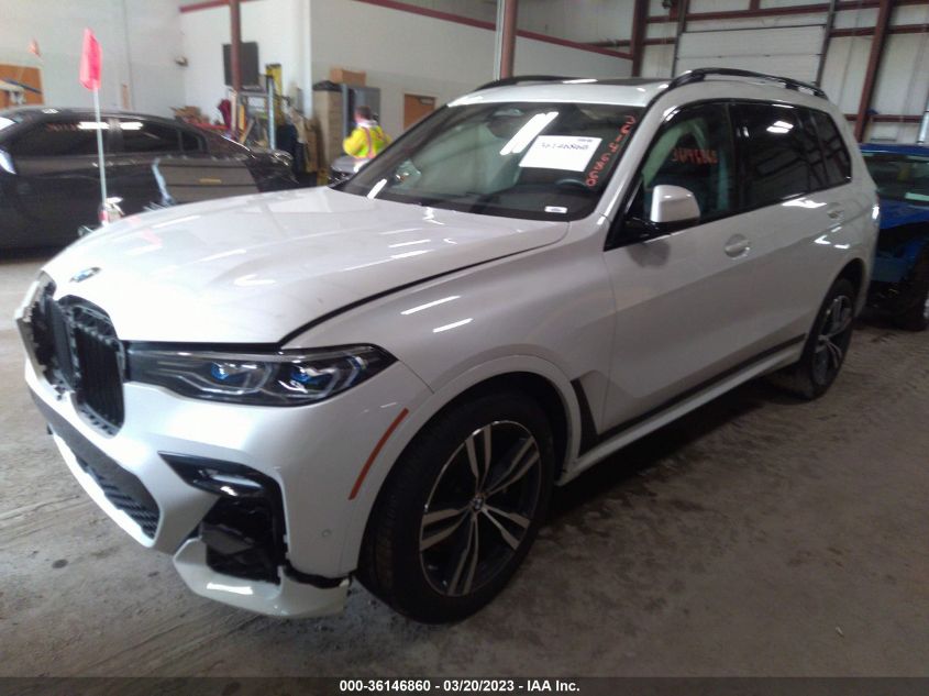 2022 BMW X7 M50I VIN: 5UXCX6C07N9K47038