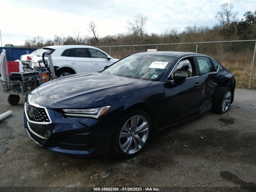 2021 ACURA TLX W/TECHNOLOGY PACKAGE VIN: 19UUB5F40MA007275