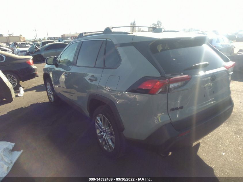 2022 TOYOTA RAV4 XLE PREMIUM VIN: 2T3C1RFV9NW198372
