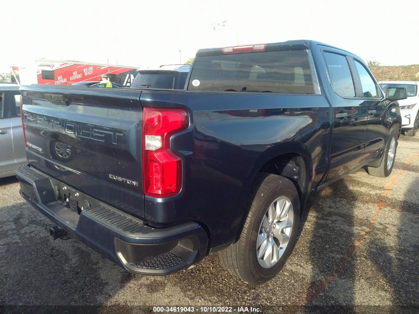 2021 CHEVROLET SILVERADO 1500 CUSTOM VIN: 3GCPWBEK2MG271095