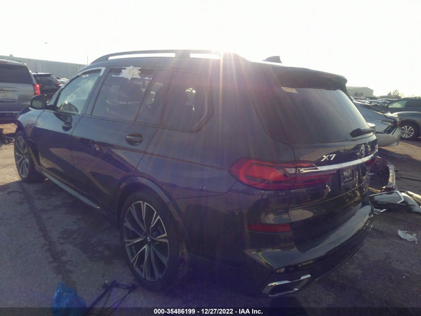 2022 BMW X7 XDRIVE40I VIN: 5UXCW2C0XN9N07282