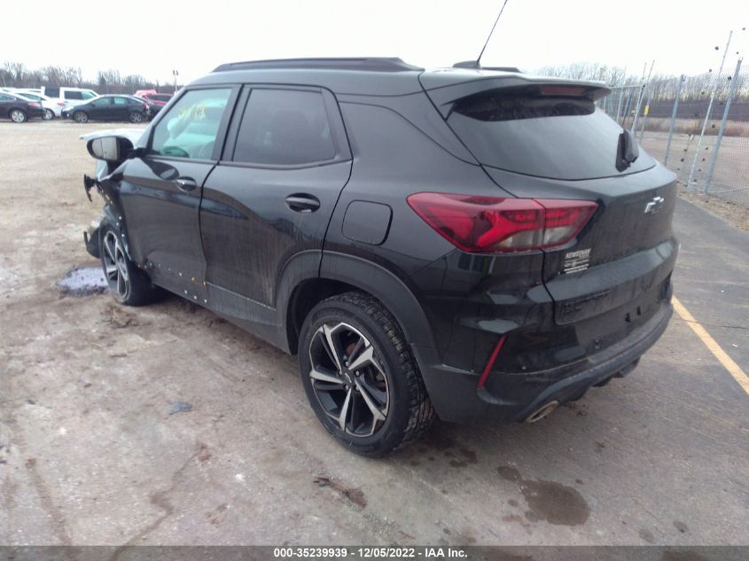 2021 CHEVROLET TRAILBLAZER RS VIN: KL79MUSL8MB025794