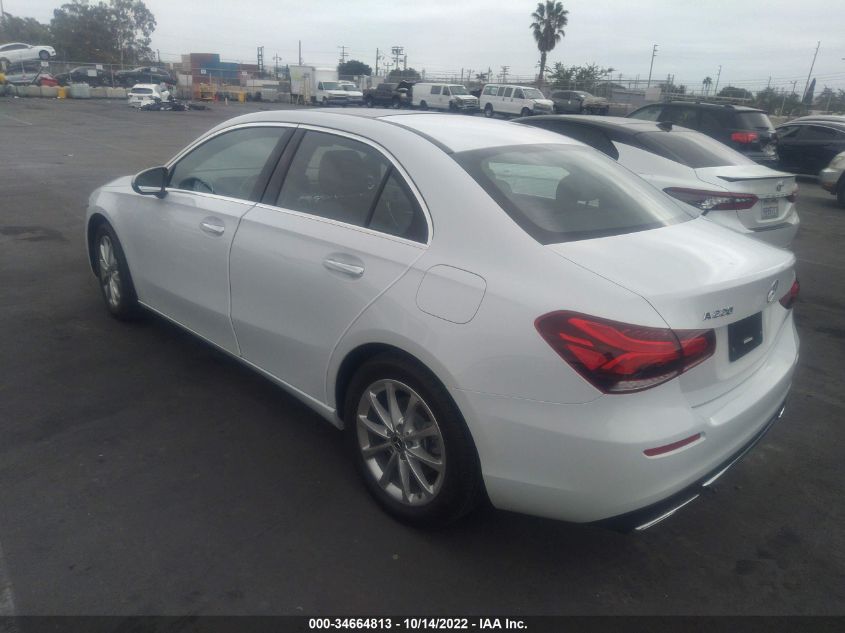 2021 MERCEDES-BENZ A-CLASS A 220 VIN: W1K3G4EB6MJ270947