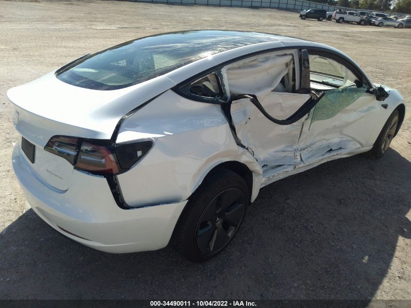 2022 TESLA MODEL 3 LONG RANGE VIN: 5YJ3E1EB3NF184440