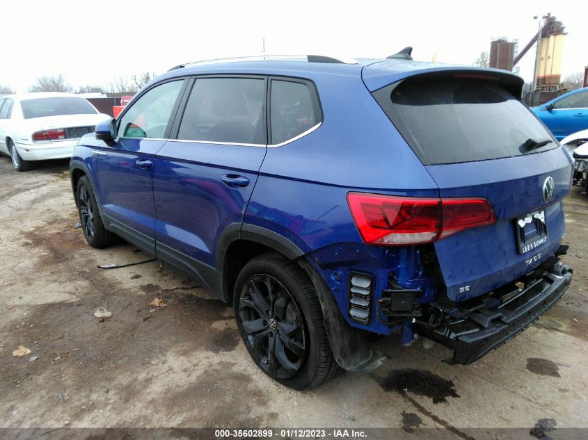 2023 VOLKSWAGEN TAOS SE VIN: 3VVNX7B23PM302514
