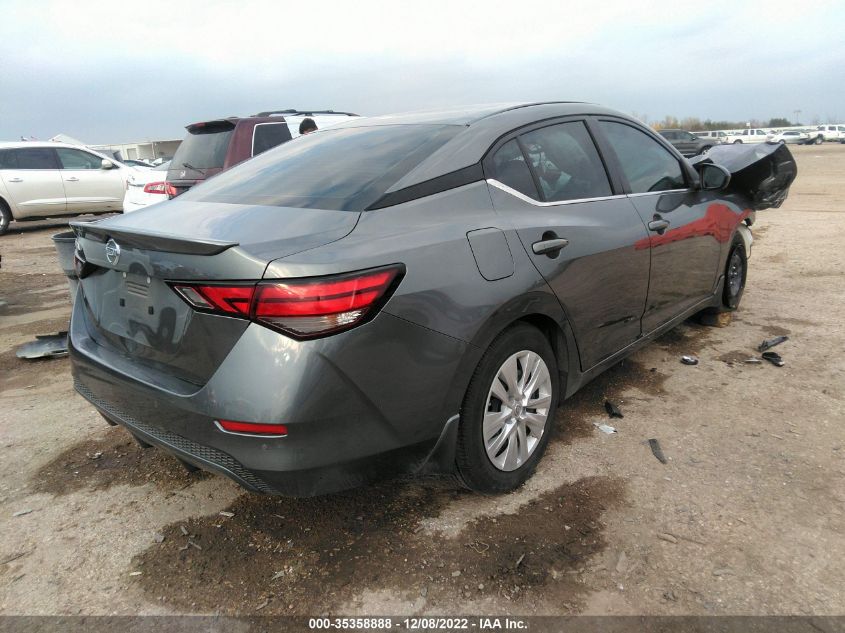 2022 NISSAN SENTRA S VIN: 3N1AB8BV9NY239178