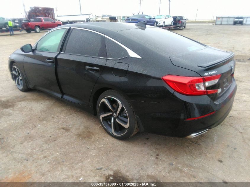 2022 HONDA ACCORD SEDAN SPORT VIN: 1HGCV1F37NA086724