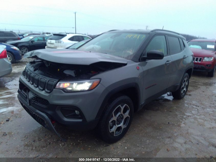 2022 JEEP COMPASS TRAILHAWK VIN: 3C4NJDDB0NT163408