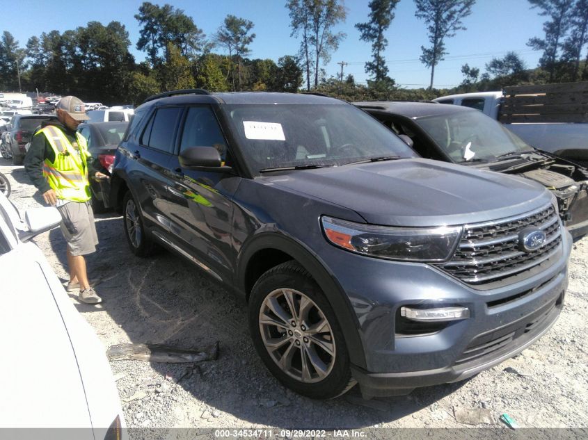 2021 FORD EXPLORER XLT VIN: 1FMSK7DH9MGC49692