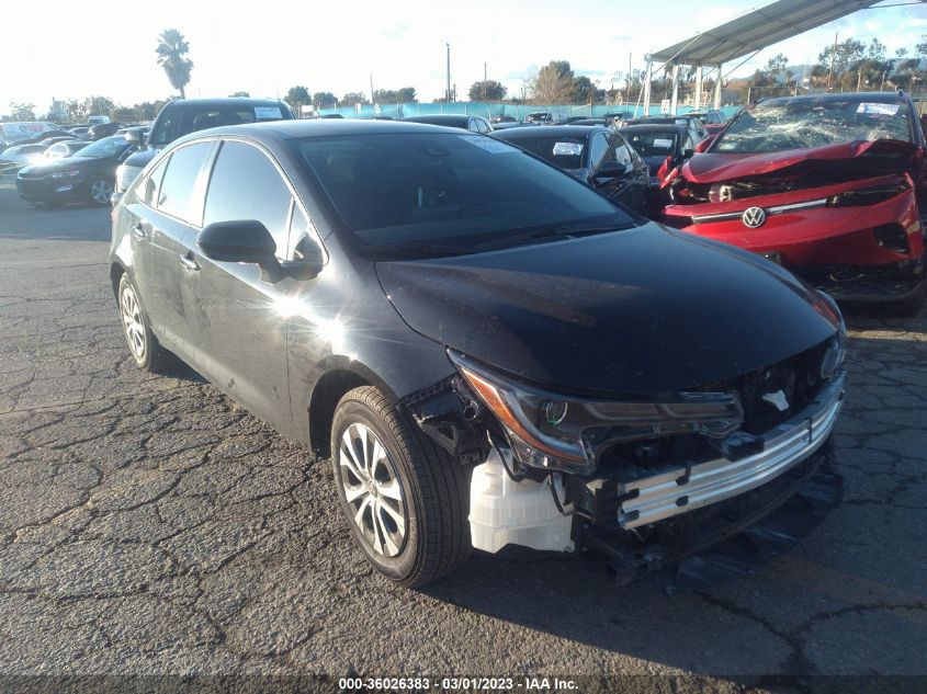 2022 TOYOTA COROLLA HYBRID LE VIN: JTDEAMDE5NJ036784