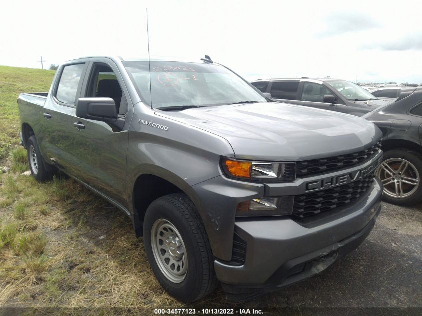2021 CHEVROLET SILVERADO 1500 CUSTOM VIN: 1GCPWBEK1MZ430141