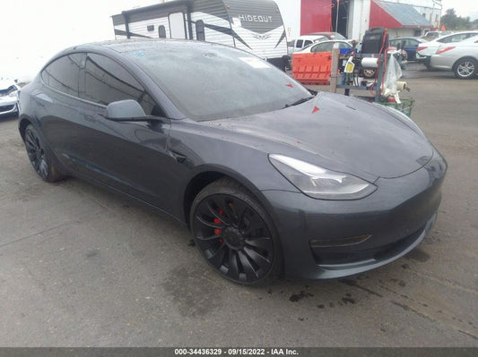 2022 TESLA MODEL 3 PERFORMANCE VIN: 5YJ3E1EC6NF248415