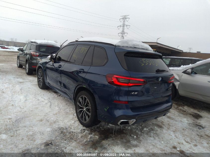 2022 BMW X5 XDRIVE40I VIN: 5UXCR6C07N9K73259