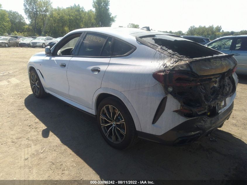 2021 BMW X6 M50I VIN: 5UXCY8C07M9D74124