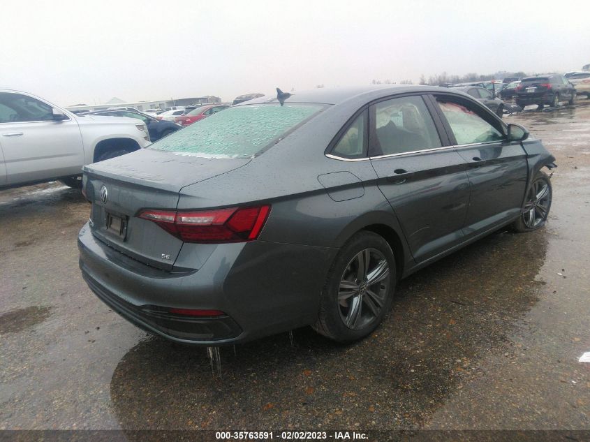 2022 VOLKSWAGEN JETTA SE VIN: 3VWEM7BU0NM000598