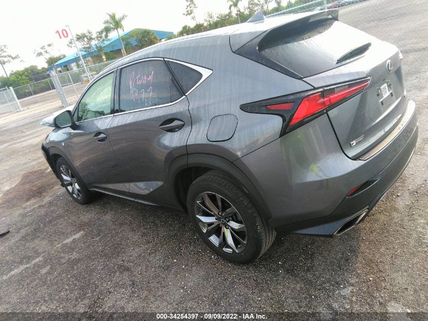 2021 LEXUS NX NX 300 F SPORT VIN: JTJSARBZ9M2181760