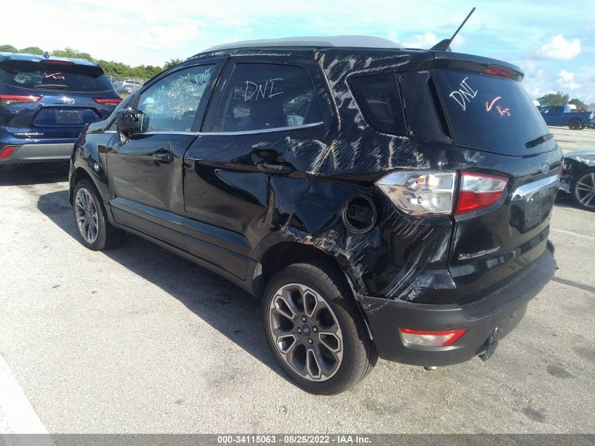 2020 FORD ECOSPORT TITANIUM VIN: MAJ6S3KL2LC343866