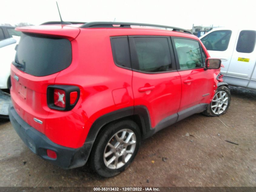 2020 JEEP RENEGADE LATITUDE VIN: ZACNJABB7LPL96320