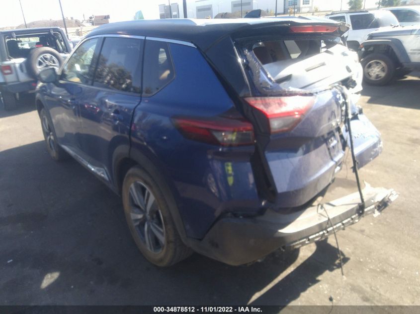2021 NISSAN ROGUE PLATINUM VIN: JN8AT3DD5MW300599