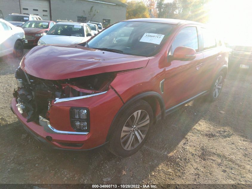 2022 MITSUBISHI OUTLANDER SPORT SE VIN: JA4APVAU6NU012601