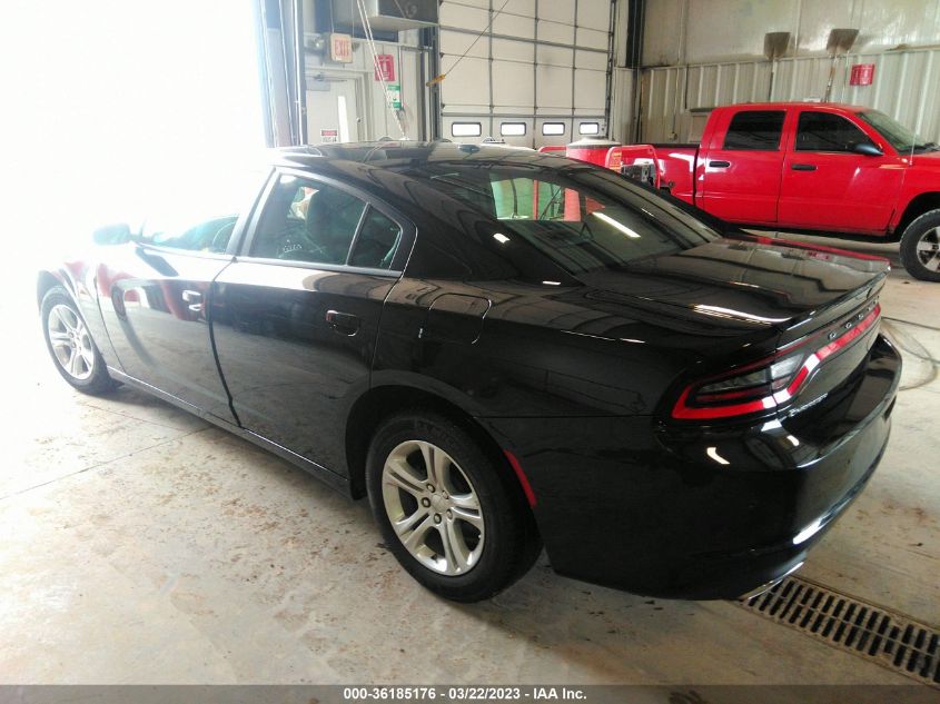 2022 DODGE CHARGER SXT VIN: 2C3CDXBG3NH197158