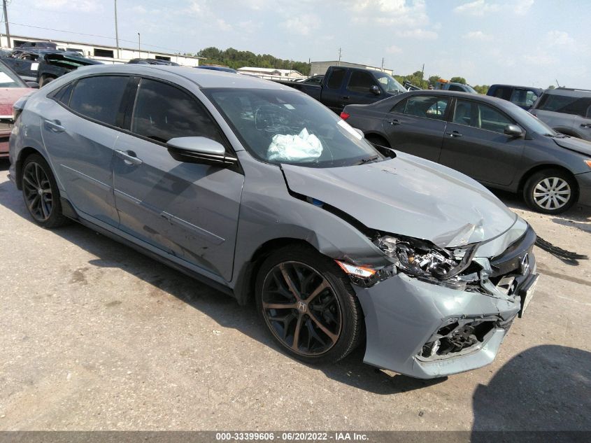 2021 HONDA CIVIC HATCHBACK SPORT VIN: SHHFK7H48MU208833