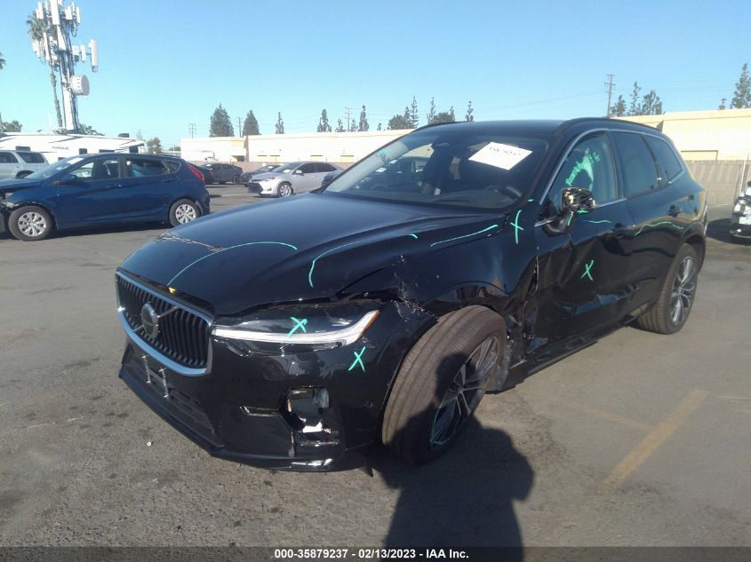 2022 VOLVO XC60 MOMENTUM VIN: YV4L12RKXN1079007