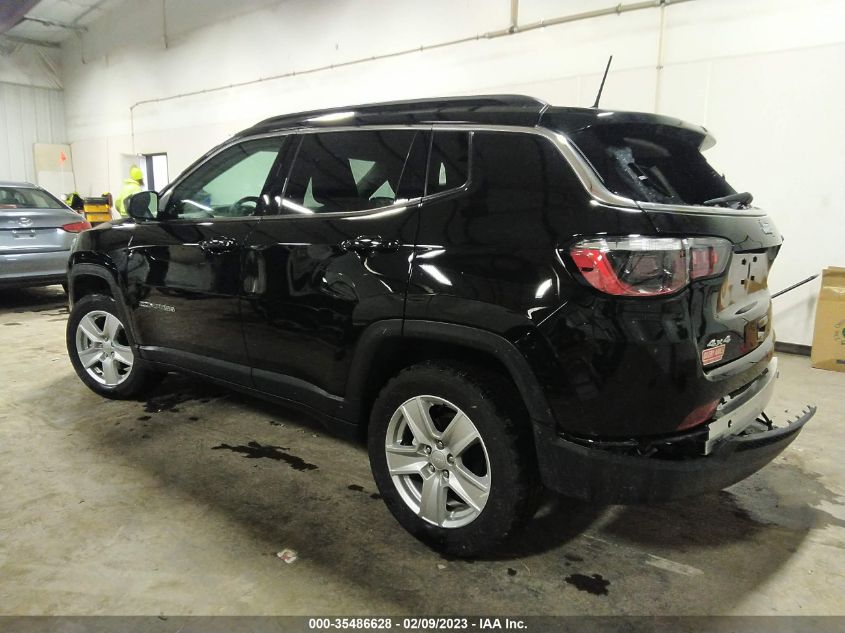 2022 JEEP COMPASS LATITUDE VIN: 3C4NJDBB1NT181791