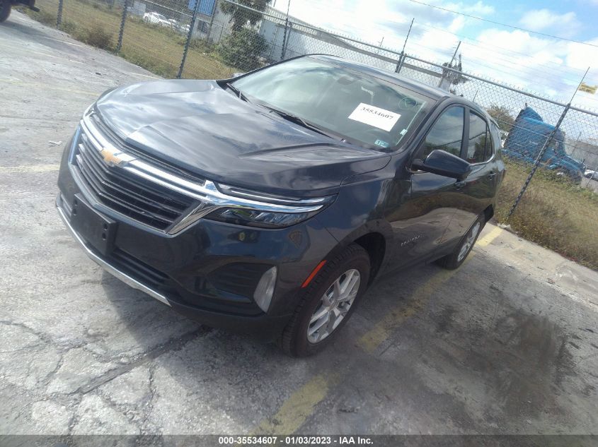2022 CHEVROLET EQUINOX LT VIN: 2GNAXUEV6N6109239