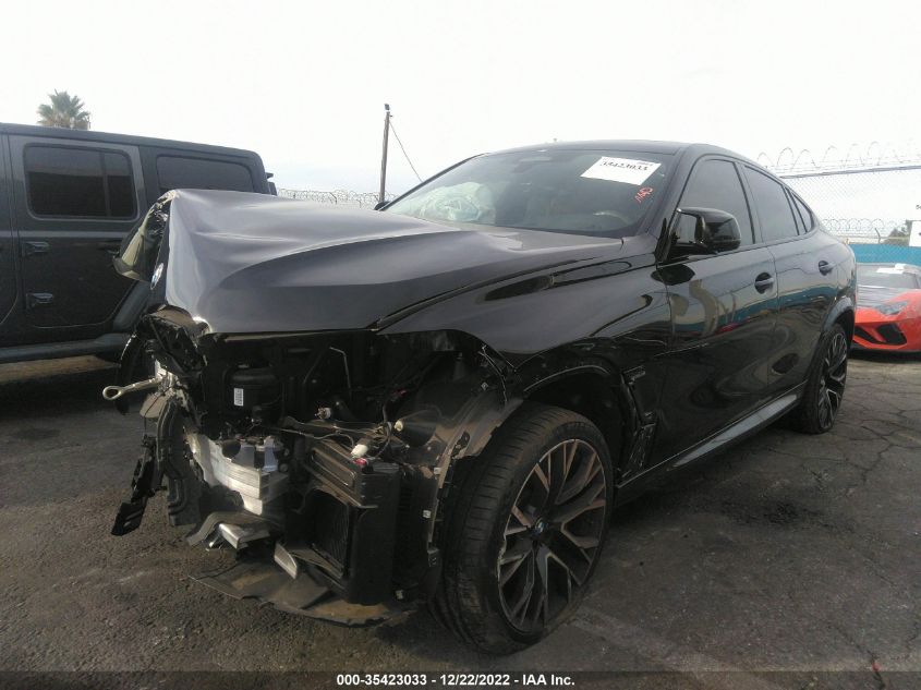 2022 BMW X6 M VIN: 5YMCY0C05N9J99154