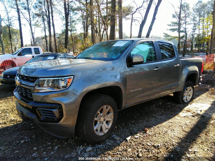 2022 CHEVROLET COLORADO 2WD LT VIN: 1GCGSCEN0N1265209
