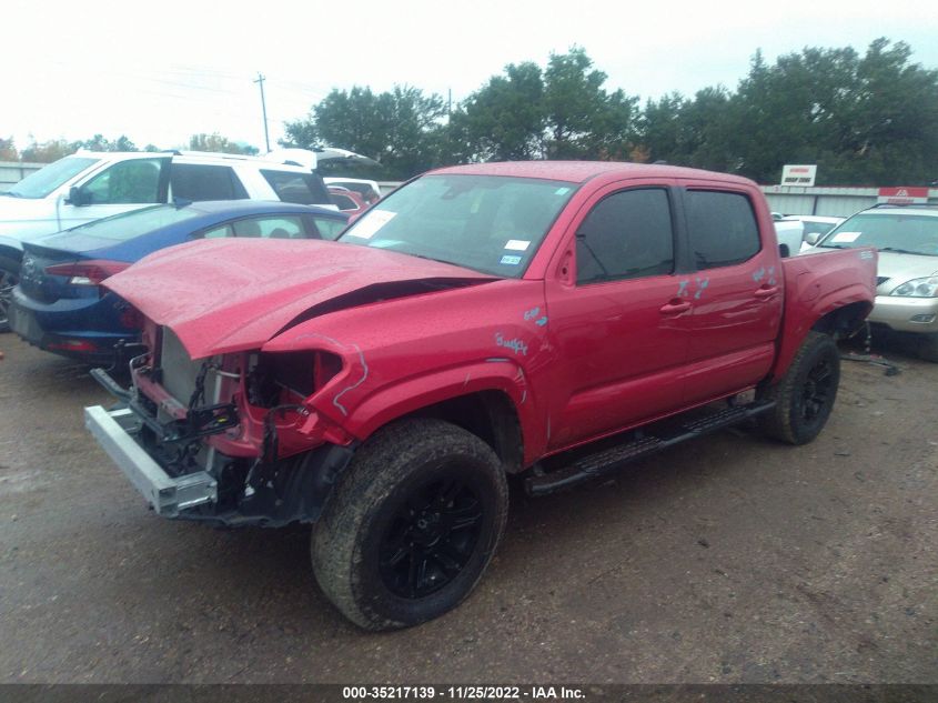 2022 TOYOTA TACOMA 2WD SR/SR5 VIN: 3TYAX5GN7NT042155