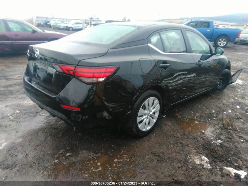 2022 NISSAN SENTRA S VIN: 3N1AB8BV9NY280815